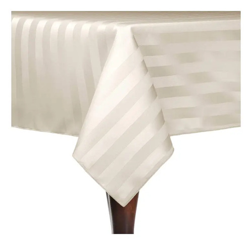 Mantel Basic L Unicolor Beige Líneas – –