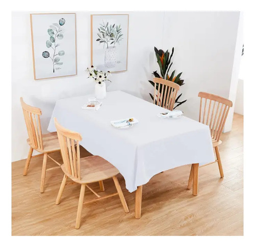Mantel Basic L Unicolor Blanco Liso – –