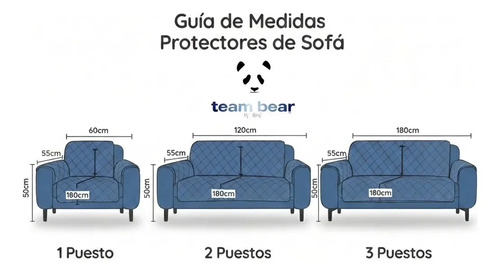 Protector Sofá Café Beige Microfibra 3 Puestos 1,80 X 1,80