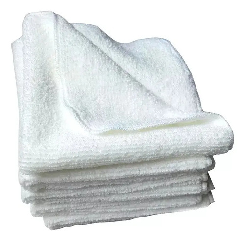 Toalla Basic M 0,30 x 0,30 Unicolor Blanco Liso – – Tela Toalla 280 Gr/mt2 85% Poliéster 15% Polia