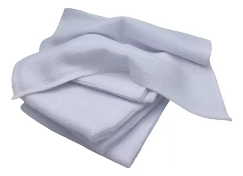 Toalla Basic Microfibra Blanco Facial 100% P 0,25 x 0,25